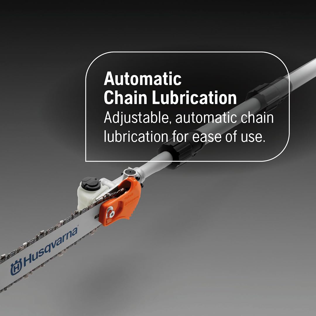 Husqvarna 525P4S Gas Powered Pole Saw, 25.4-cc 2-Cycle Engine, 12-Inch Bar with 13-Feet Reach - Image 4