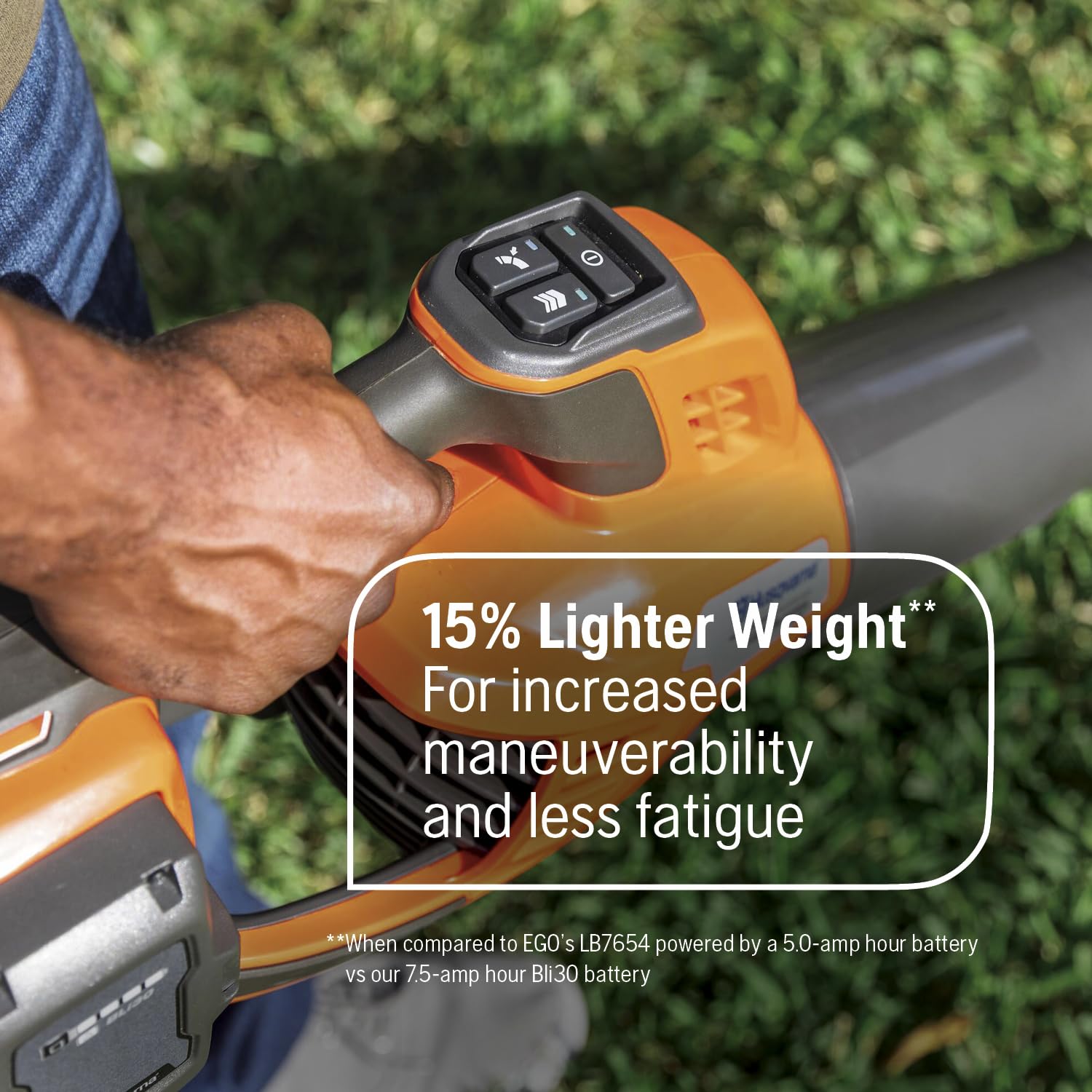 Husqvarna Leaf Blaster 350iB Battery Powered Cordless Leaf Blower, 200-MPH 800-CFM Blower with Brushless Motor and Quiet Operation, 40V Lithium-Ion (Battery and Charger not Included) - Image 3