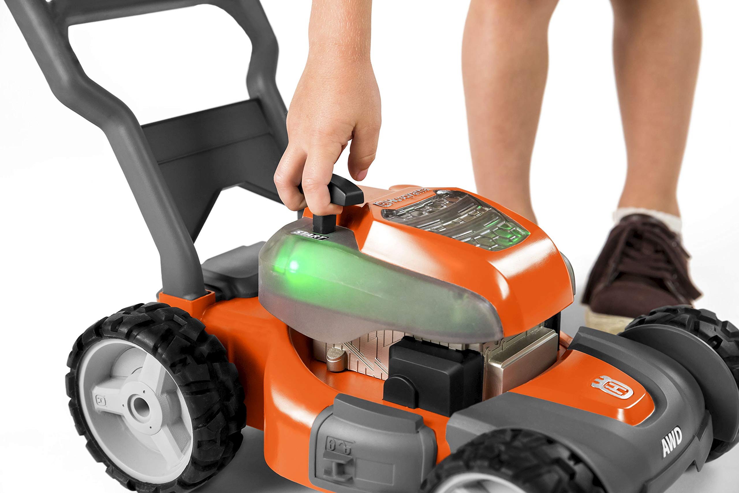 Husqvarna 589289602 Toddler Toy Lawn Mower with Realistic Sounds and Light-Up Engine for Ages 2 and Up - Image 3