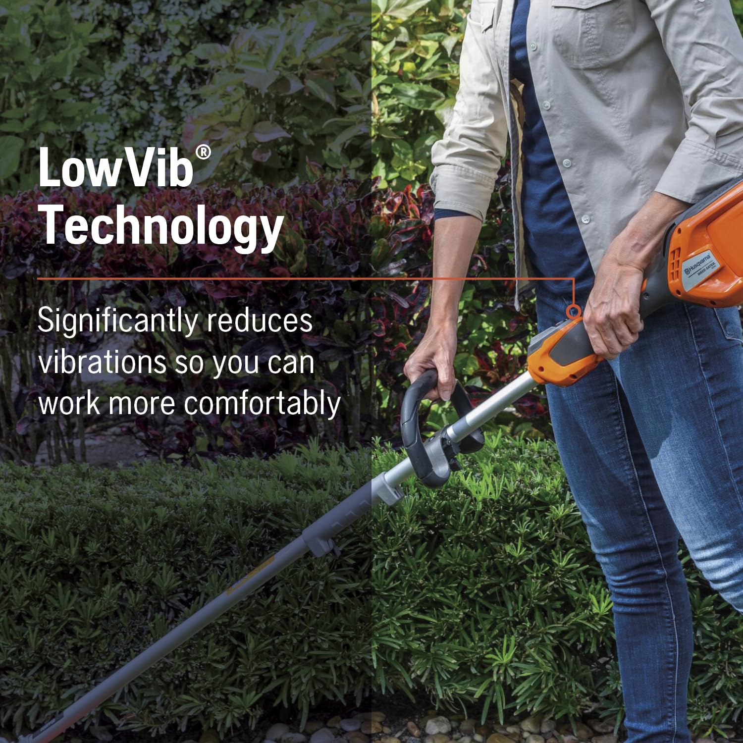 Husqvarna WeedEater 320iL Cordless String Trimmer Tool Only, 16-Inch Straight Shaft Electric Weed Eater with Rapid Replace Trimmer Head for Seamless String Reloading (Tool Only) - Image 8